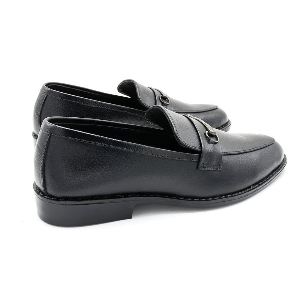 Elite Black Leather Loafer