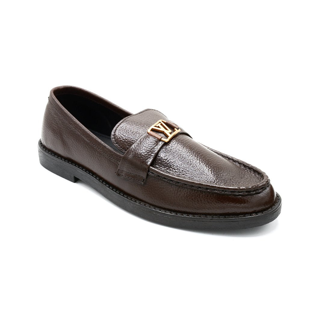 Luxe Brown LV Loafer