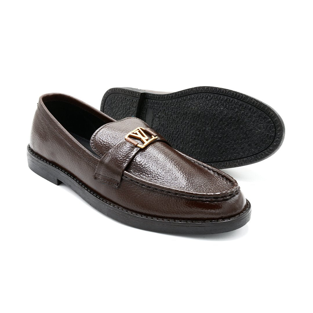 Luxe Brown LV Loafer
