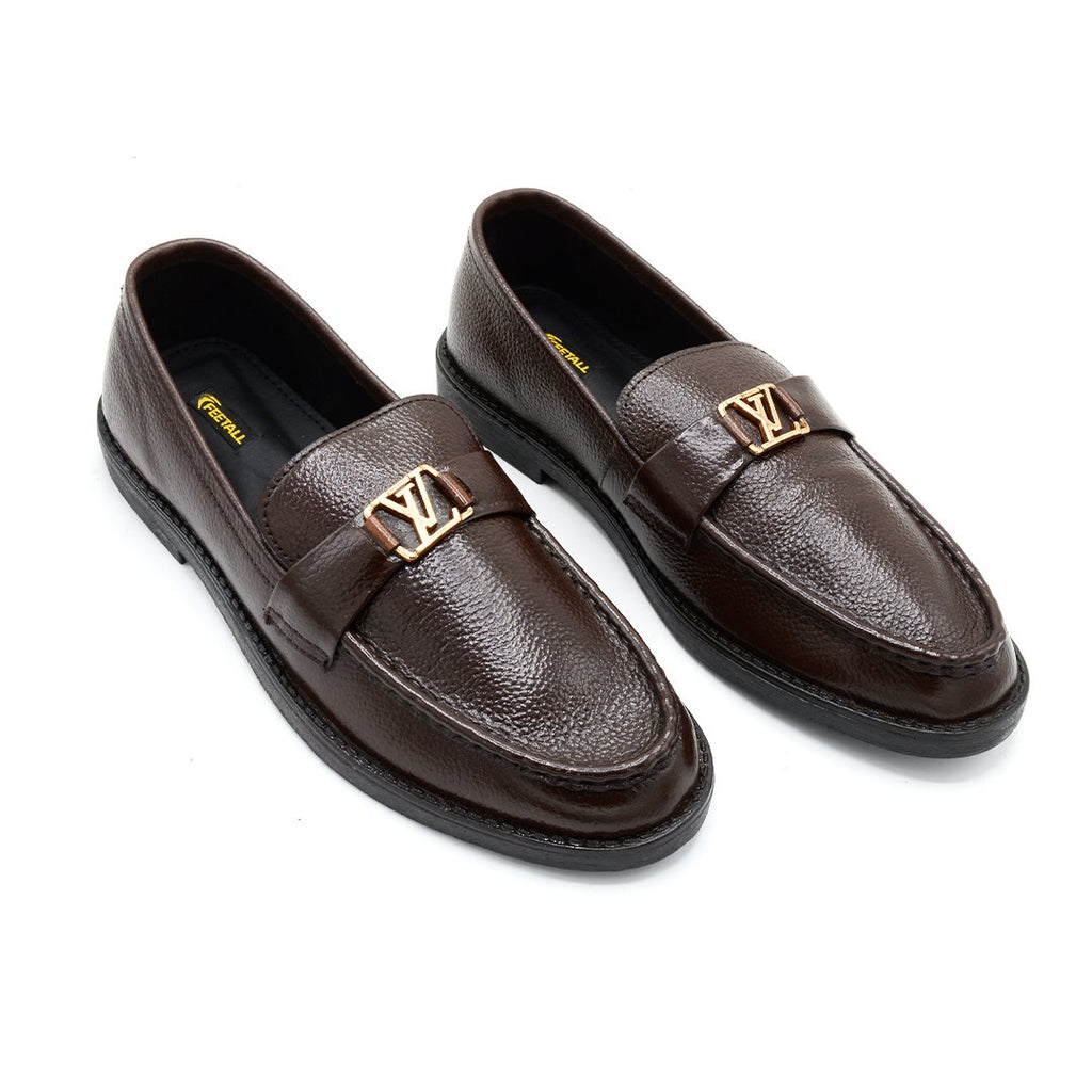 Luxe Brown LV Loafer