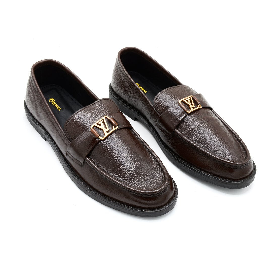 Luxe Brown LV Loafer