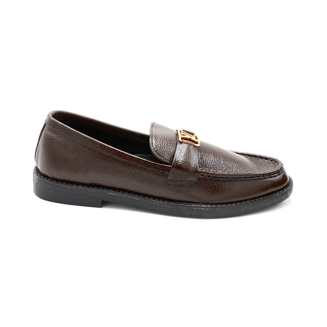 Luxe Brown LV Loafer