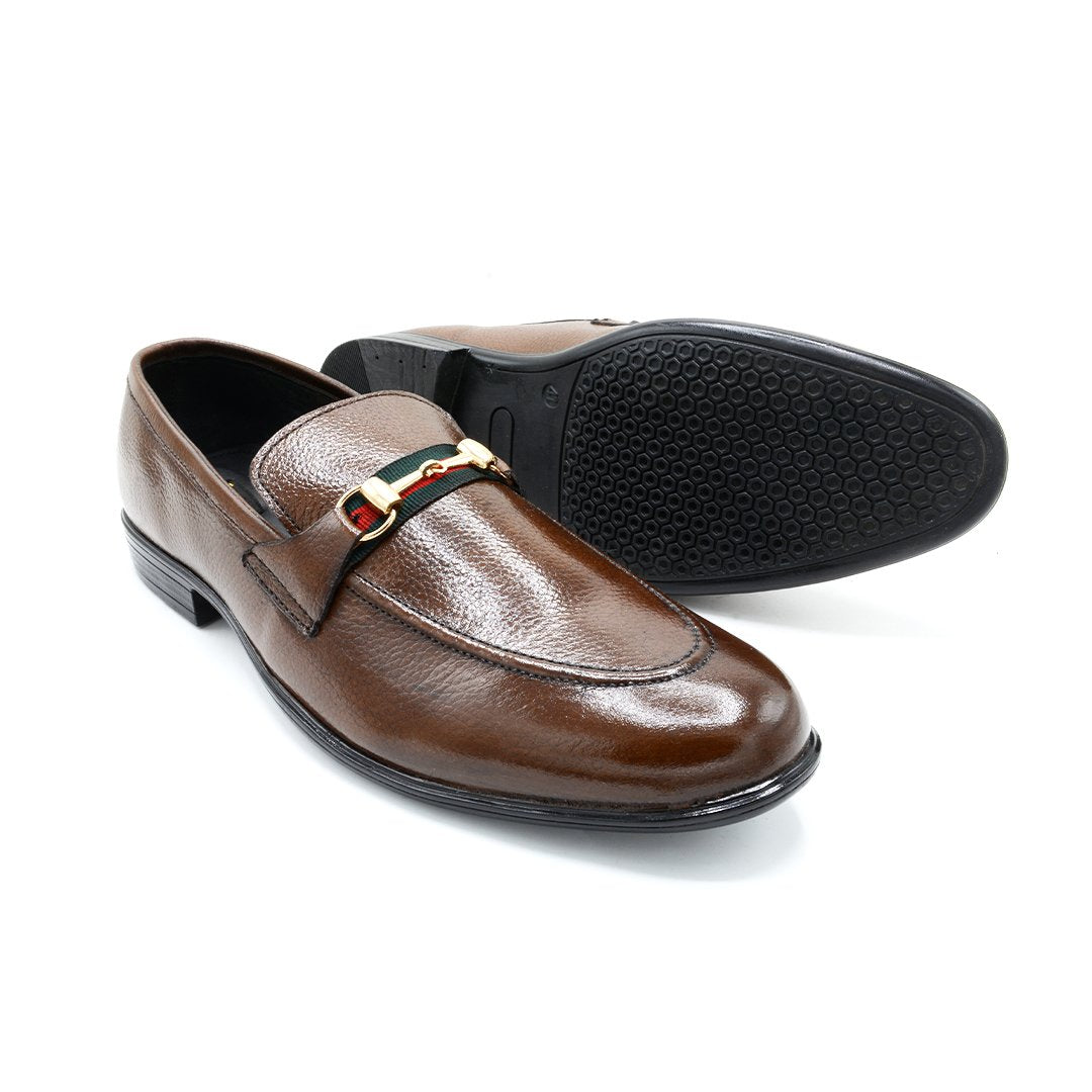 Bold Stride Brown Loafers