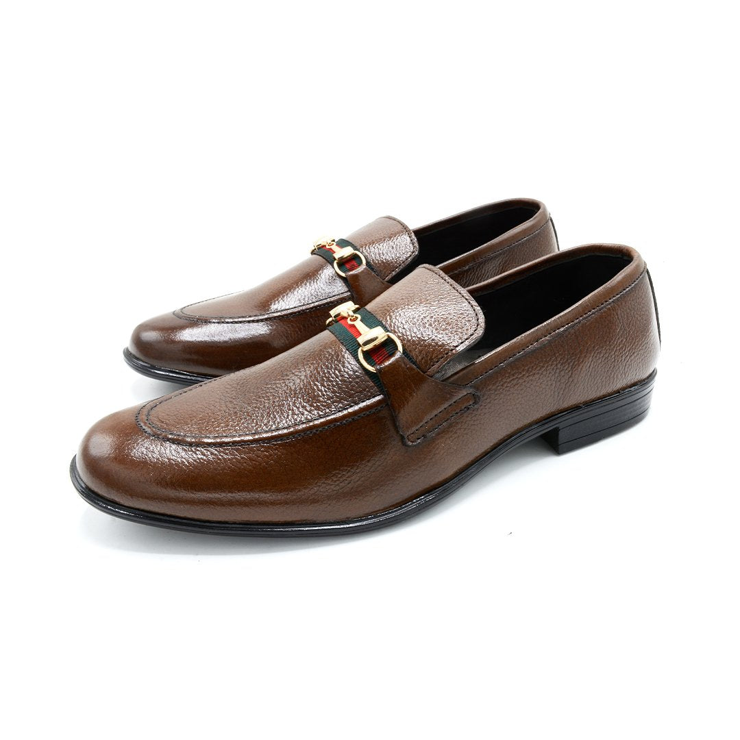 Bold Stride Brown Loafers