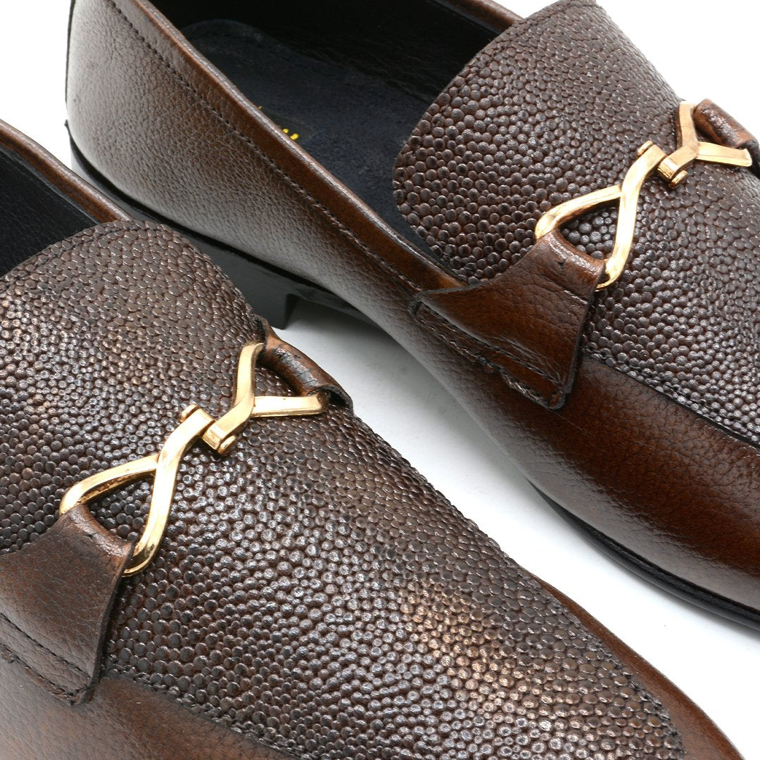 Men’s Classic Brown Leather Loafers