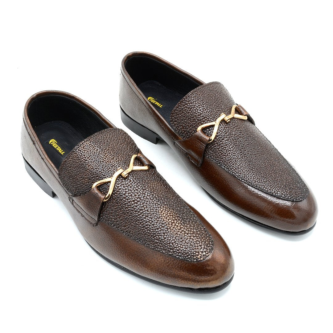 Men’s Classic Brown Leather Loafers