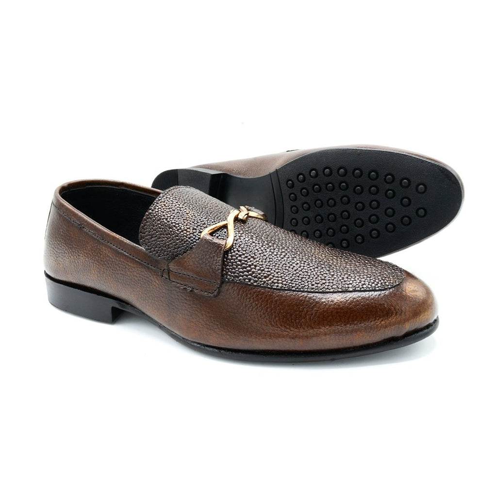 Men’s Classic Brown Leather Loafers