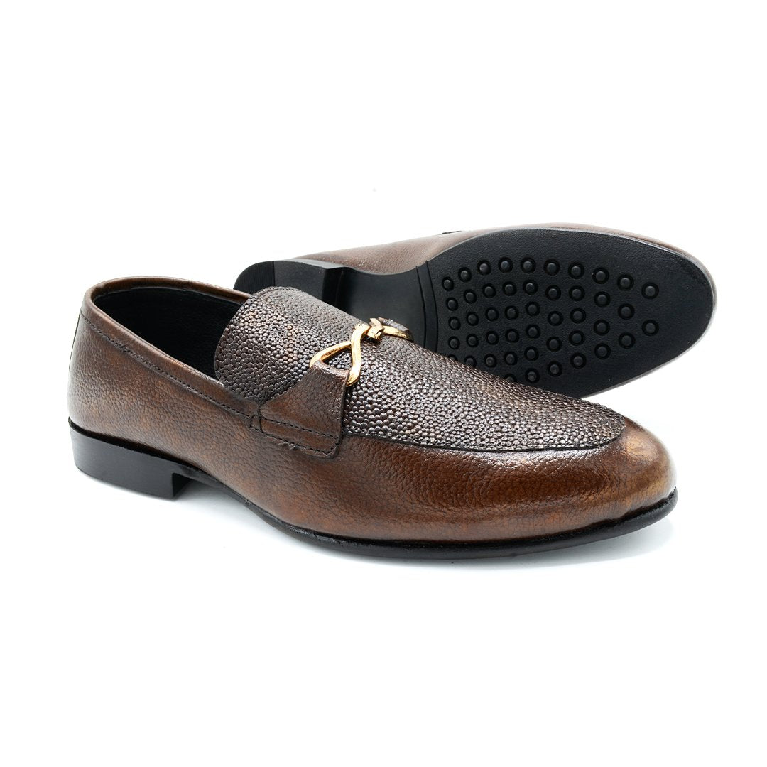 Men’s Classic Brown Leather Loafers