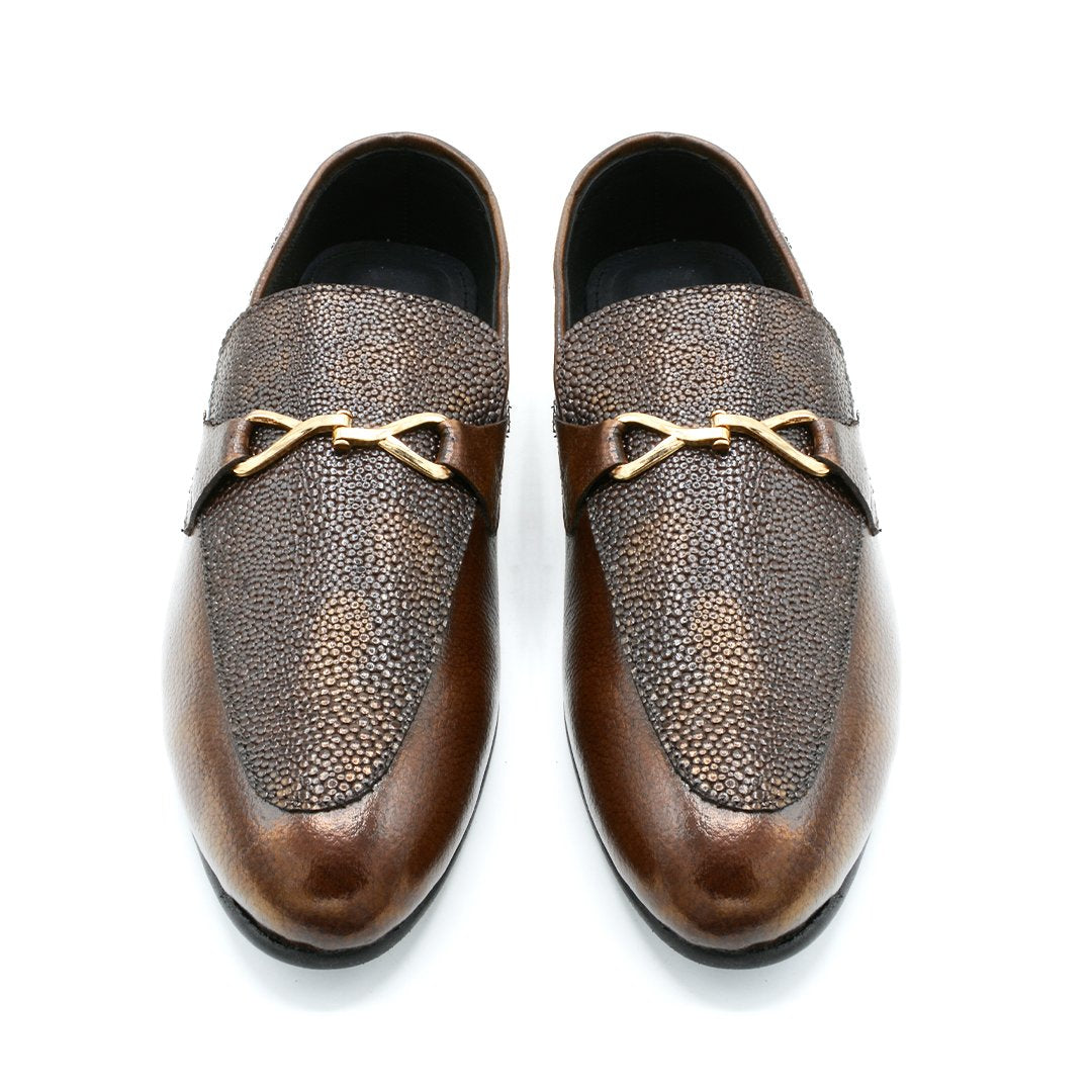 Men’s Classic Brown Leather Loafers