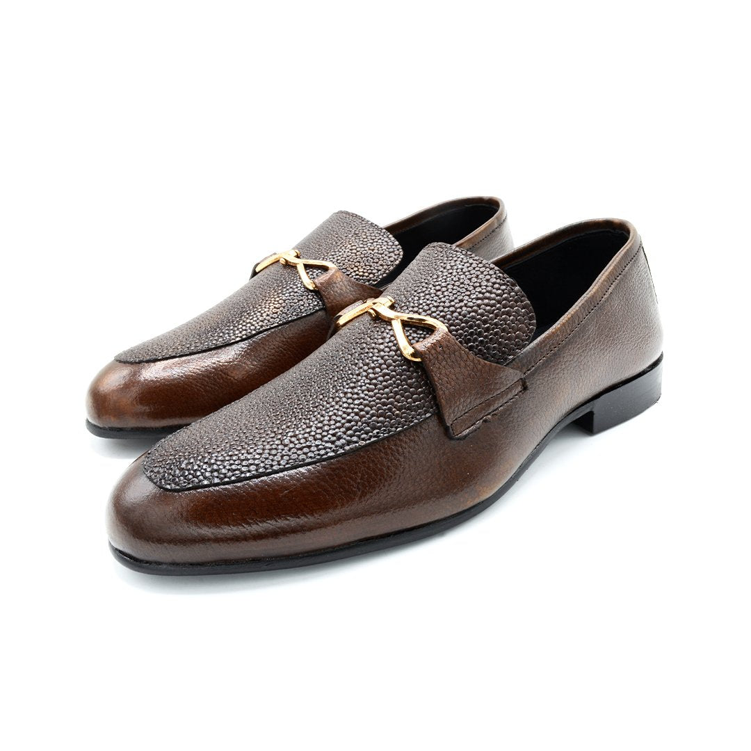 Men’s Classic Brown Leather Loafers