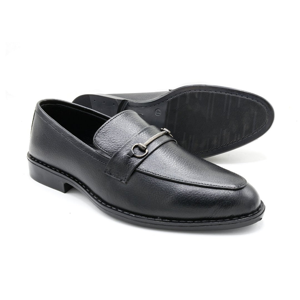 Elite Black Leather Loafer
